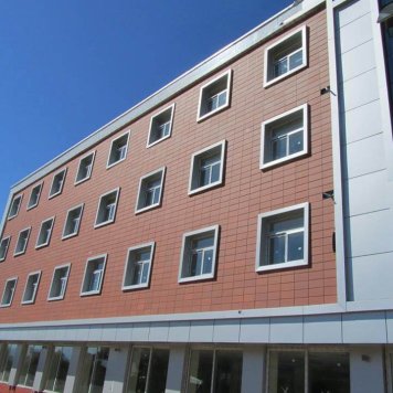 Ekos Ekoton Terracotta Panel Mekanik Sistem - Nar(Ekos Kırmızı) 250x500mm