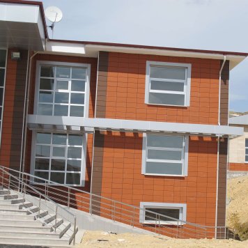 Ekos Ekoton Terracotta Panel Mekanik Sistem - Kahve / Nar(Ekos Kırmızı) 200x400mm